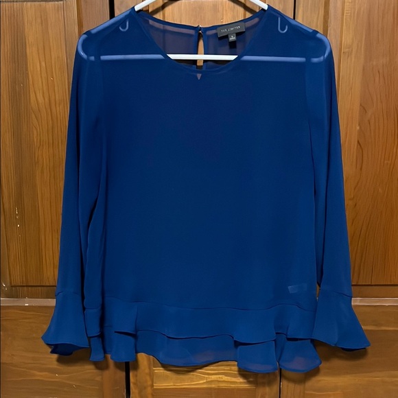 The limited sheer Blue Women's Top small - Picture 1 of 11